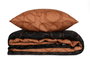 L'essentiel linge de maison Juego de funda de edredón individual Dawn - Copper